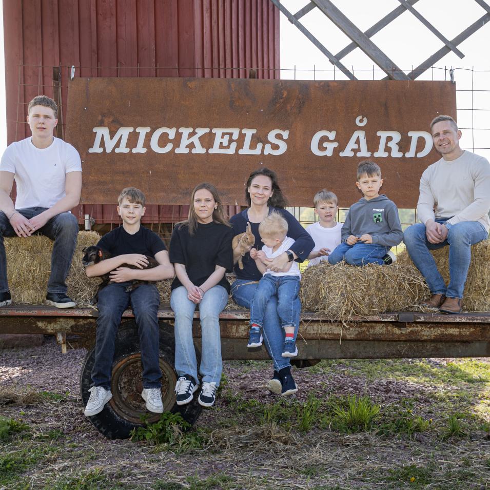 Familjen på Mickels gård